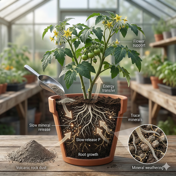 Volcanic Phosphorus Rock Dust: The Slow-Release Mineral Boost That Builds Better Soil