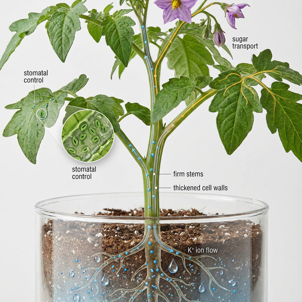 Water Soluble Potassium (K): The Fast-Acting Key to Strong Stems, Better Flowering, and Stress-Resilient Plants