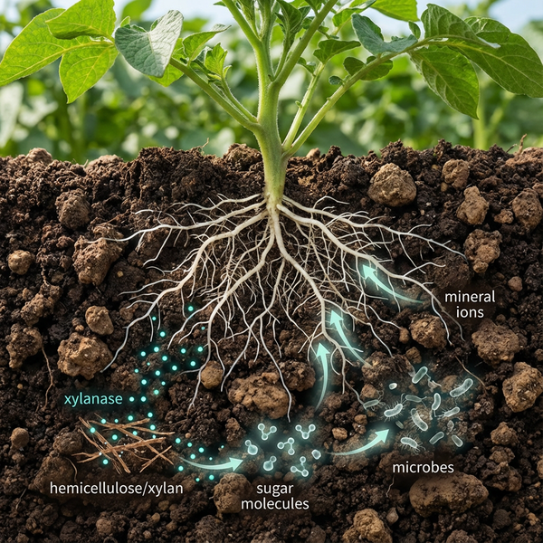 Xylanase for Plants: The Secret Enzyme That Unlocks Nutrients in Your Root Zone
