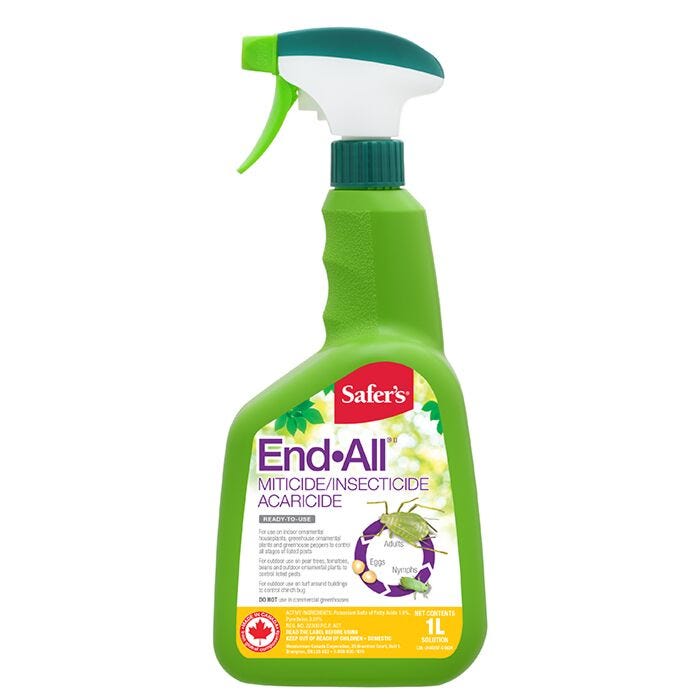 Safer's End All Indoor Plant Insecticide Ready-To-Use - 1 Litre