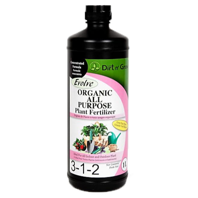 Dirt N Grow Evolve All Purpose 3-1-2 - 1 Litre
