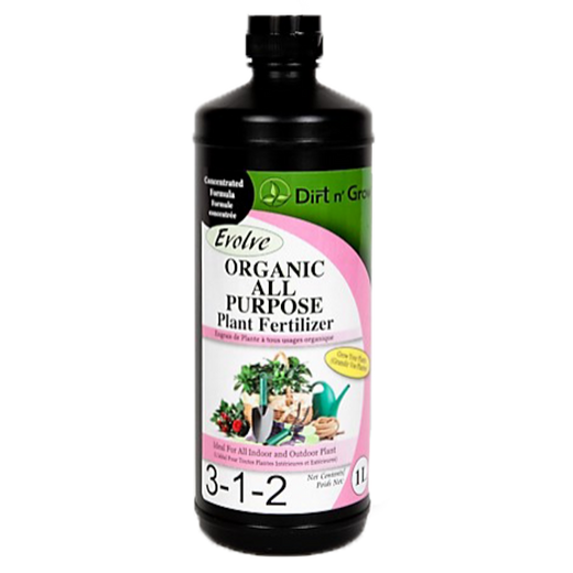 Dirt N Grow Evolve 多用途肥料 3-1-2 - 1 升