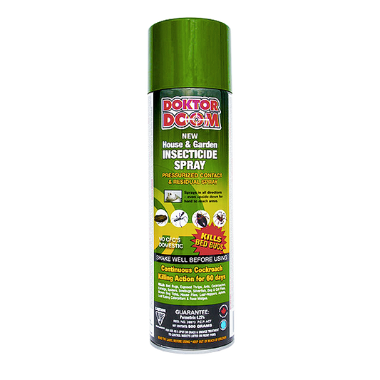 Doktor Doom House and Garden Insecticide Spray - 500 Grams