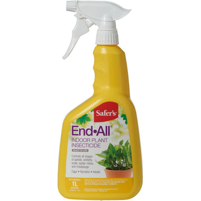Safer's End All Indoor Plant Insecticide Ready-To-Use - 1 Litre