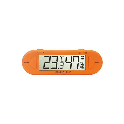 Mondi Mini Greenhouse Thermo-Hygrometer - Orange