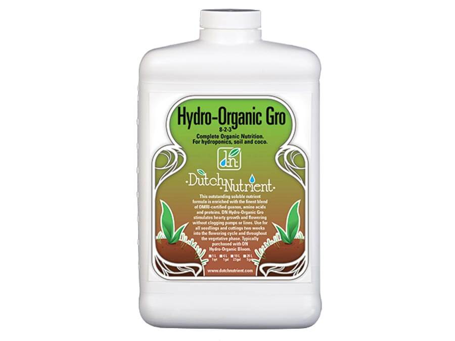 Dutch Nutrient Hydro-Organic Gro - 1 Litre
