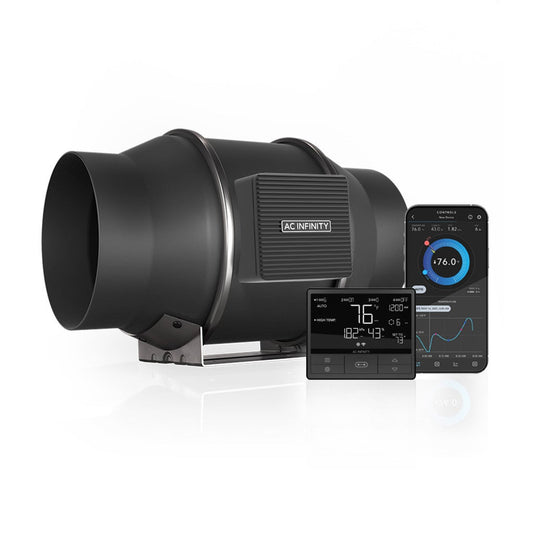 AC Infinity Cloudline Pro T6 Inline Fan with AI+ Controller