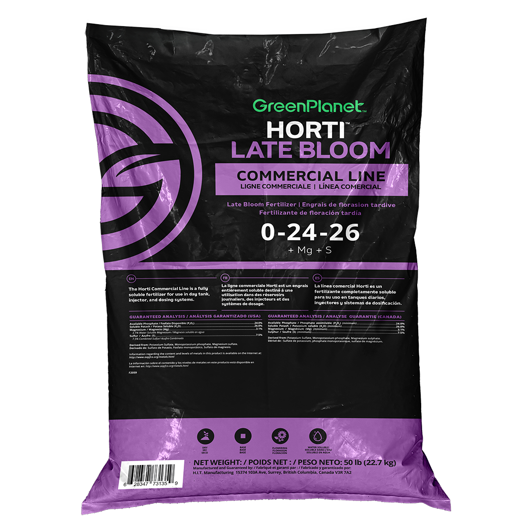 Green Planet Nutrients Horti Late Bloom - 50 LBS