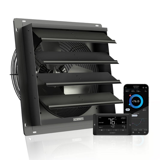 AC Infinity Airlift T16 Shutter Exhaust Ventilation Fan with Controller 67