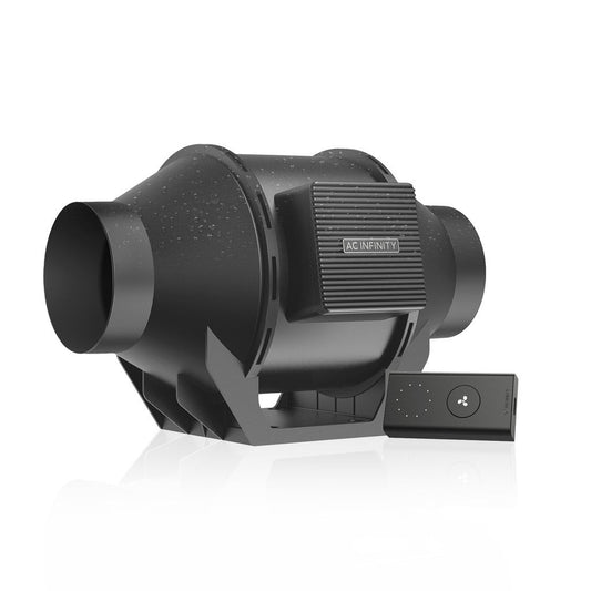 AC Infinity Cloudline H4 Inline Fan with Speed Controller for Fungiculture