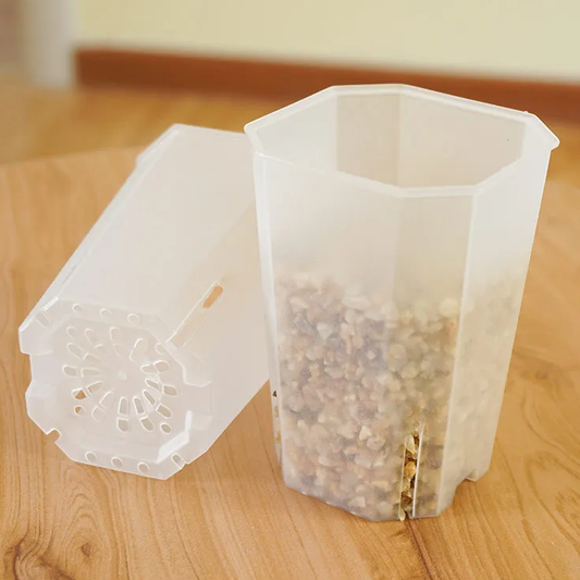 Clear Square Pot