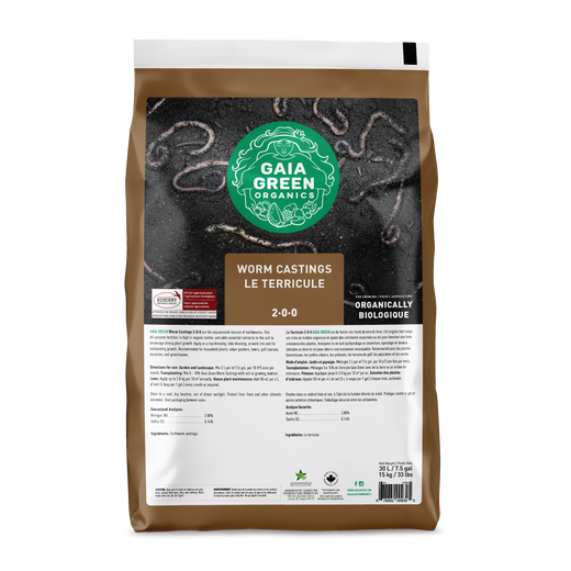 Gaia Green Worm Castings - 30 Litre