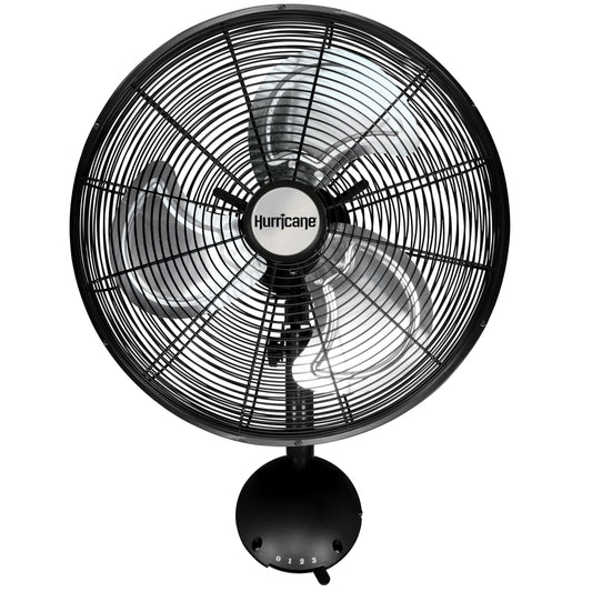 Hurricane Pro High Velocity Oscillating Metal Wall Mount Fan - 16 Inch