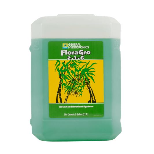 General Hydroponics Flora Gro - 6 Gallon