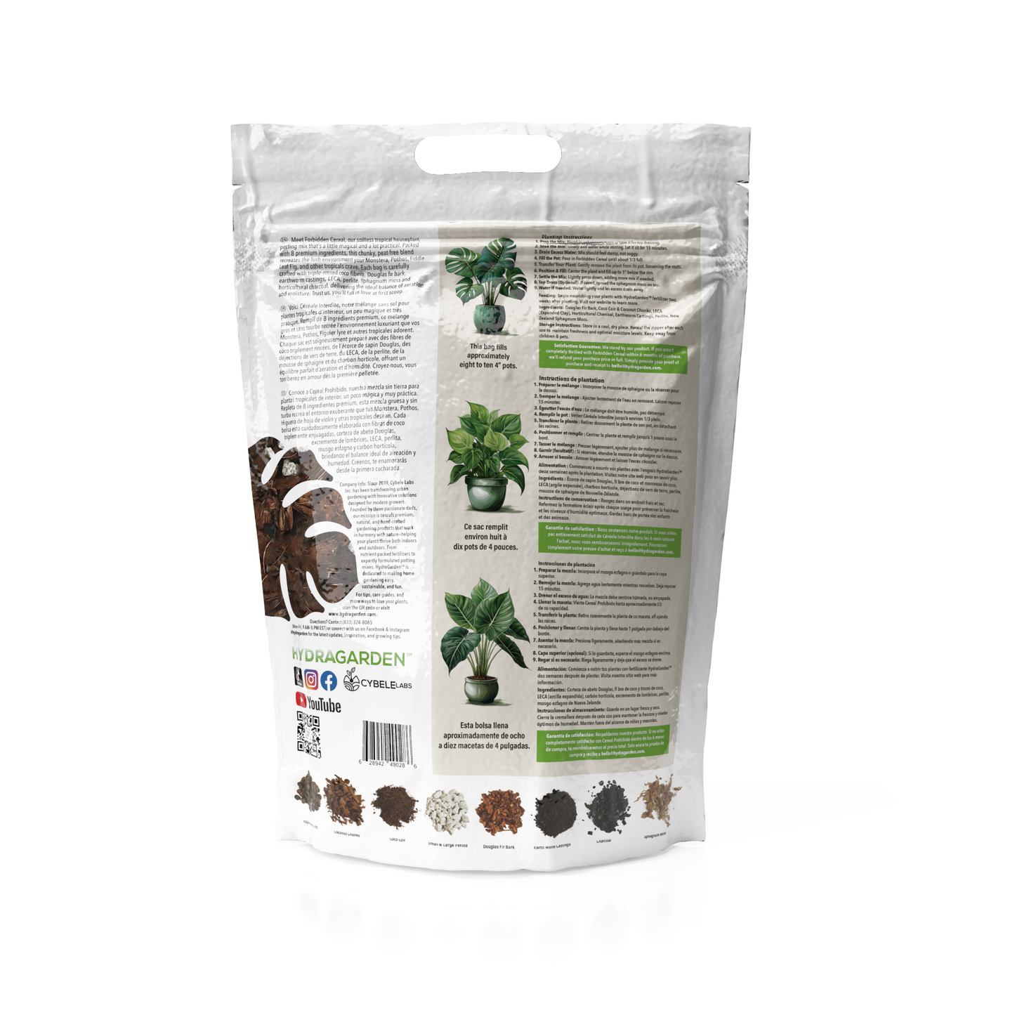 Forbidden Cereal Soilless Houseplant Potting Mix - 7.1 Litre