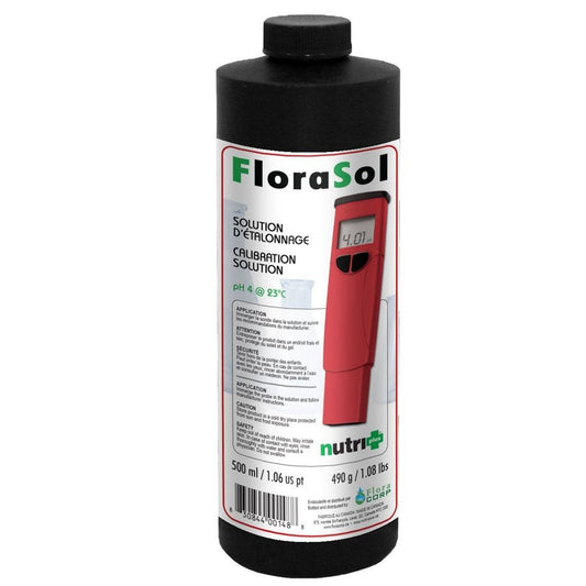 Nutrilife FloraSol pH 4 Calibration Solution - 500 ML