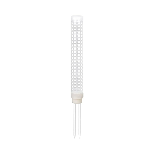 White Stackable Mesh Moss Pole With Stake