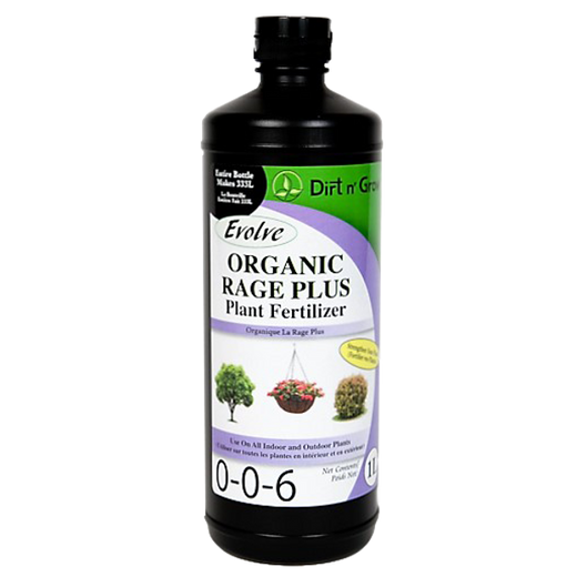 Dirt N Grow Evolve Rage Plus 0-0-6 - 1 Litre