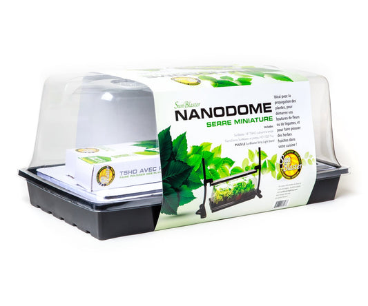 SunBlaster Mini Greenhouse Kit LED - 18 Inch With Stand