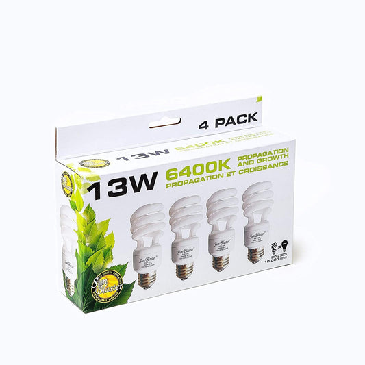 SunBlaster CFL Bulb - 13 Watt 6400K 4 Pack
