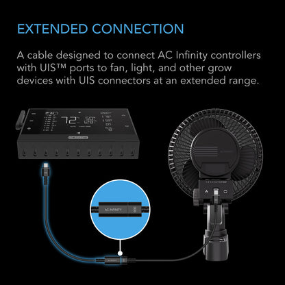 AC Infinity UIS to UIS Extension Cable - Female to Male - 10 Feet