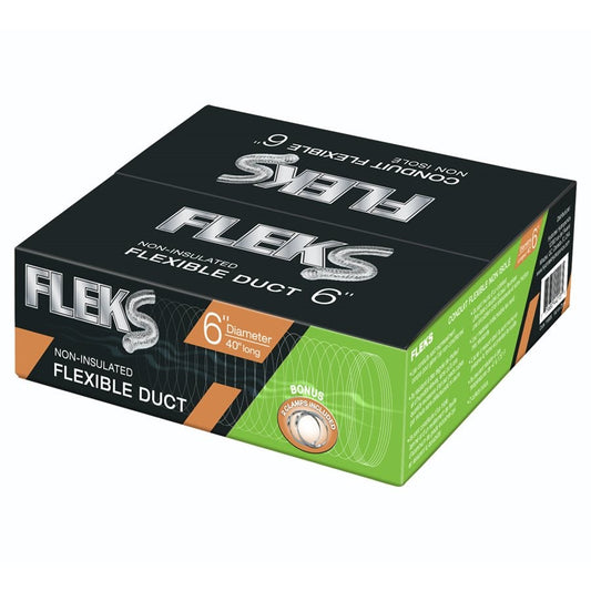 Fleks Ducting With Clamp 6 Inch - 3 Feet
