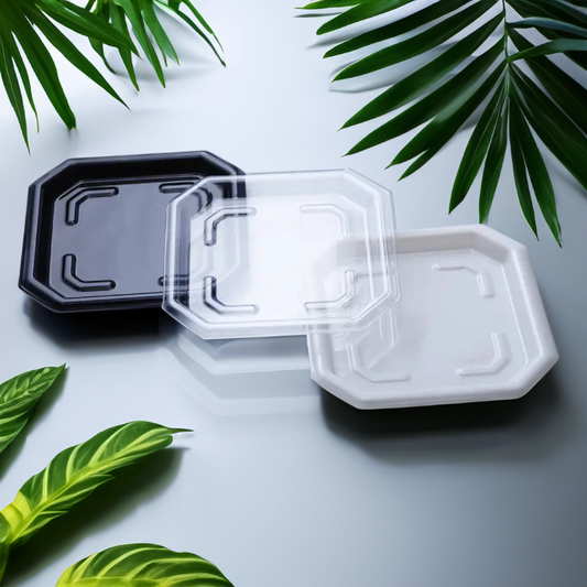 Square Nursery Tray 2 Inch - Black