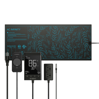 AC Infinity Suncore T7 Seedling Heat Mat With Digital Thermostat (10" X 20")