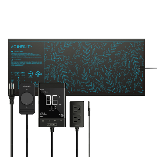 AC Infinity Suncore T7 Seedling Heat Mat With Digital Thermostat (10" X 20")