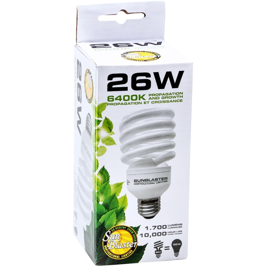 SunBlaster CFL Bulb - 26 Watt 6400K