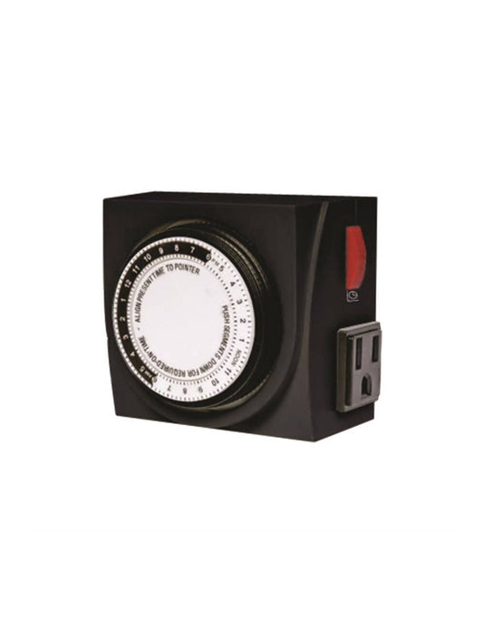 Timemaster Analog Timer - 2 Outlet