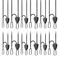 AC Infinity Adjustable Rope Clip Hanger - Six Pairs