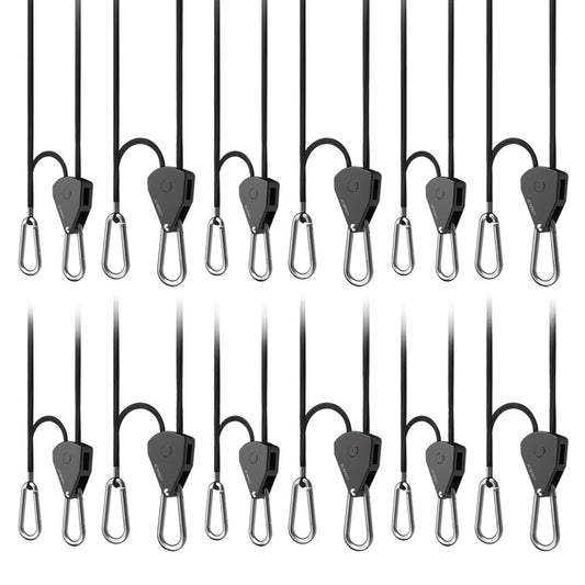 AC Infinity Adjustable Rope Clip Hanger - Six Pairs