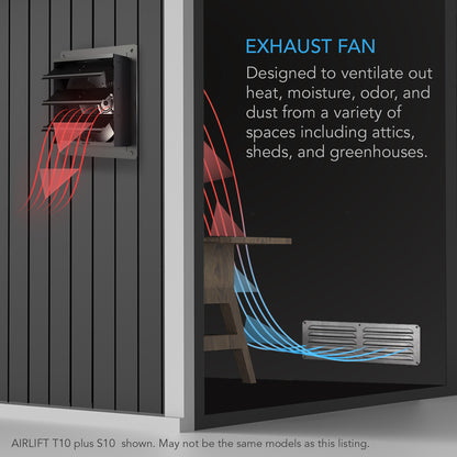 AC Infinity Airlift T20 Shutter Exhaust Ventilation Fan with Controller 69 Pro