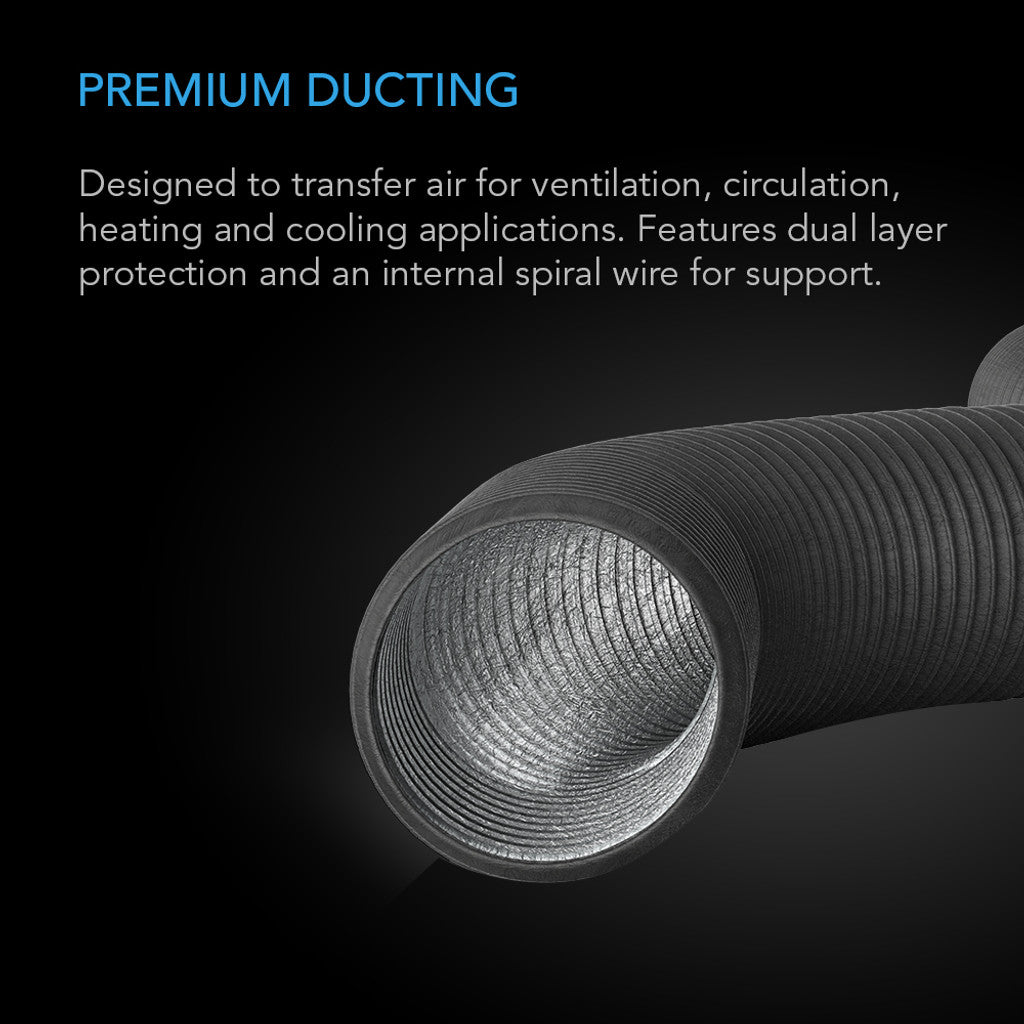AC Infinity Flexible Four-Layer Ducting 10-Inch - 25 Feet