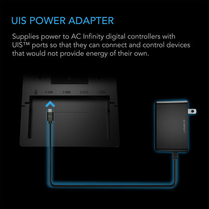 AC Infinity UIS Outlet Power Adapter