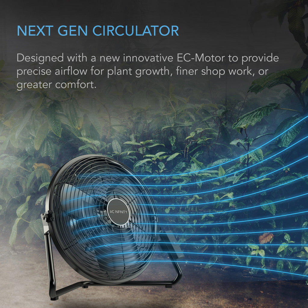 AC Infinity Cloudlift S12 Floor/Wall Fan with Wireless Controller