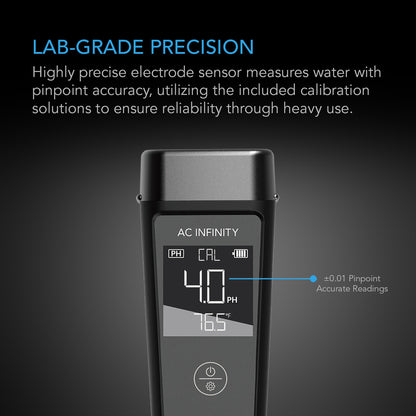 AC Infinity PH Pen Meter Pro Kit - Interchangeable Probe