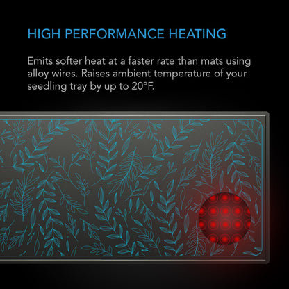 AC Infinity Suncore S3 Seedling Heat Mat with Controller (10" X 20")