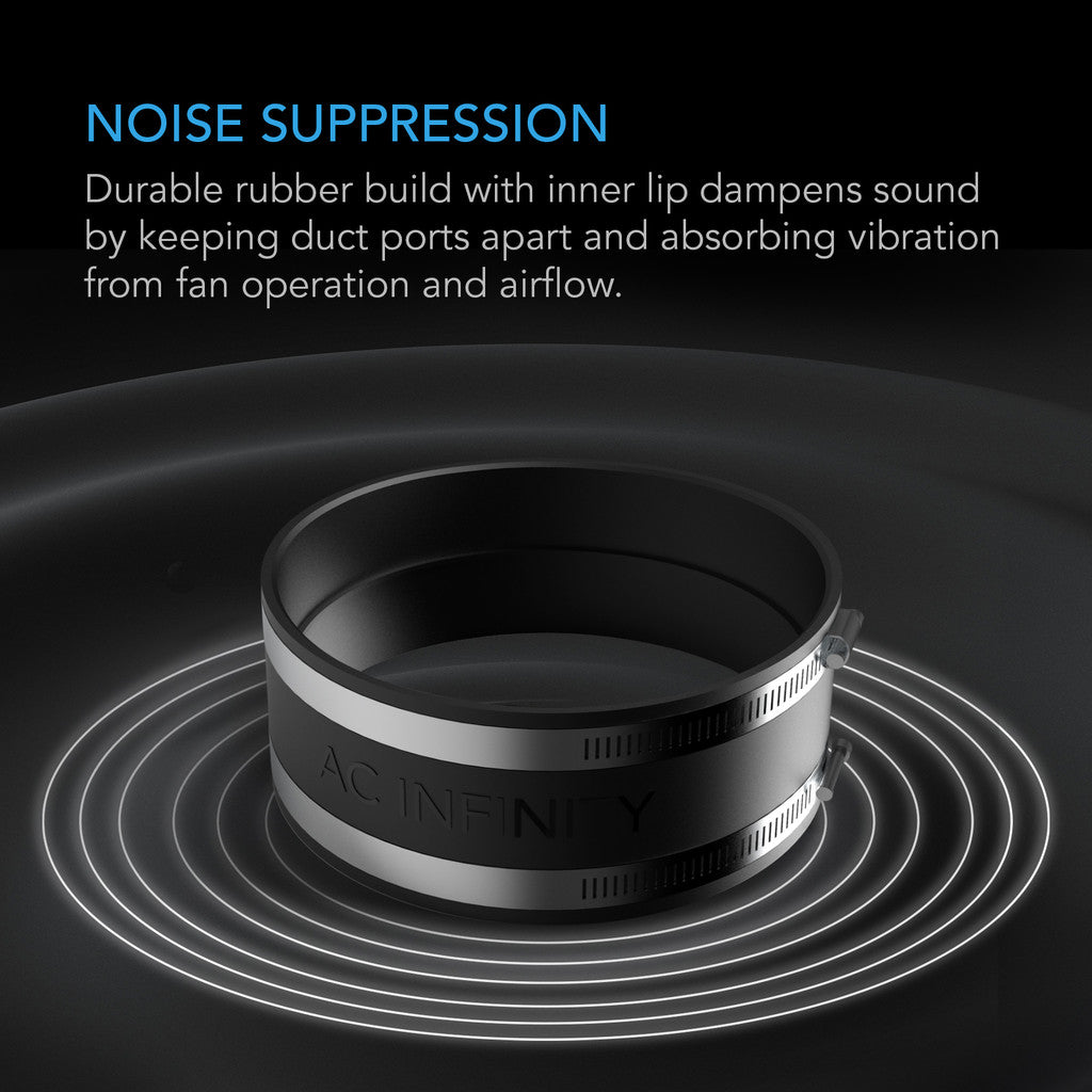 AC Infinity Noise Reduction Clamp - 4-Inch