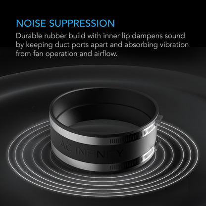 AC Infinity Noise Reduction Clamp - 4-Inch