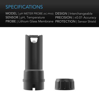 AC Infinity PH Pen Meter Pro Kit - Replacement Probe