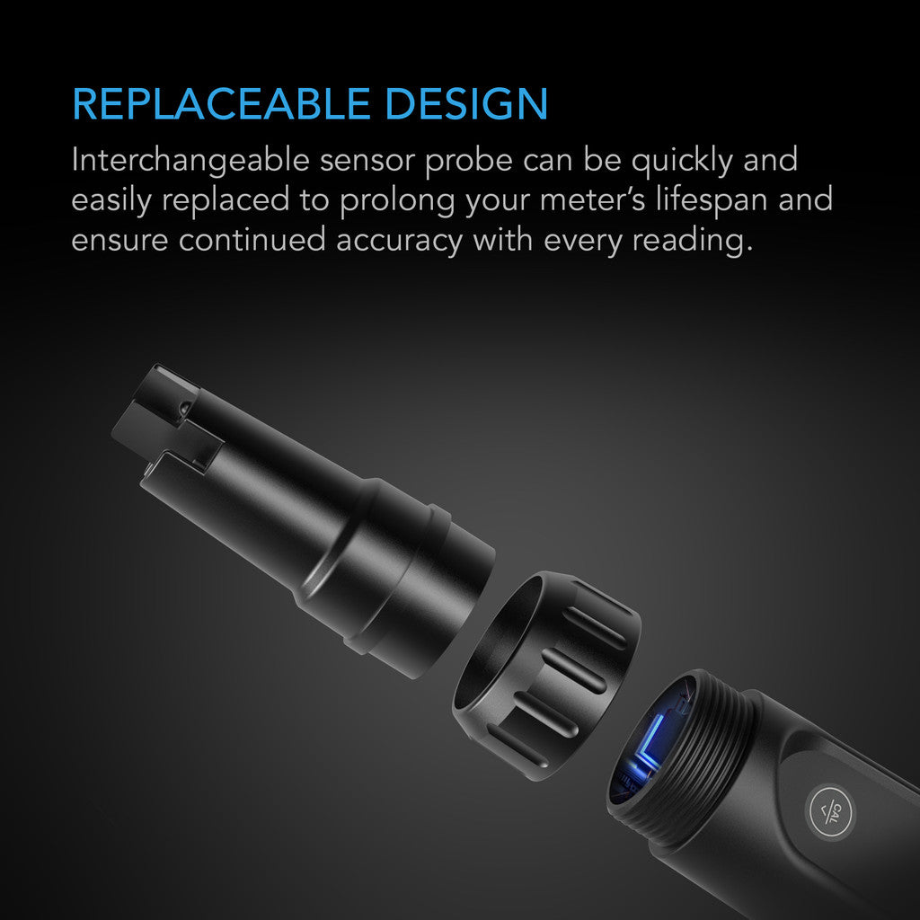 AC Infinity PH Pen Meter Pro Kit - Interchangeable Probe