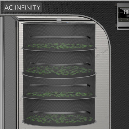 AC Infinity Hanging Herb Drying Rack - 18 Inch Two Tier
