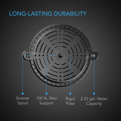 AC Infinity Self-Watering Fabric Pot Base XL - 4 Pack
