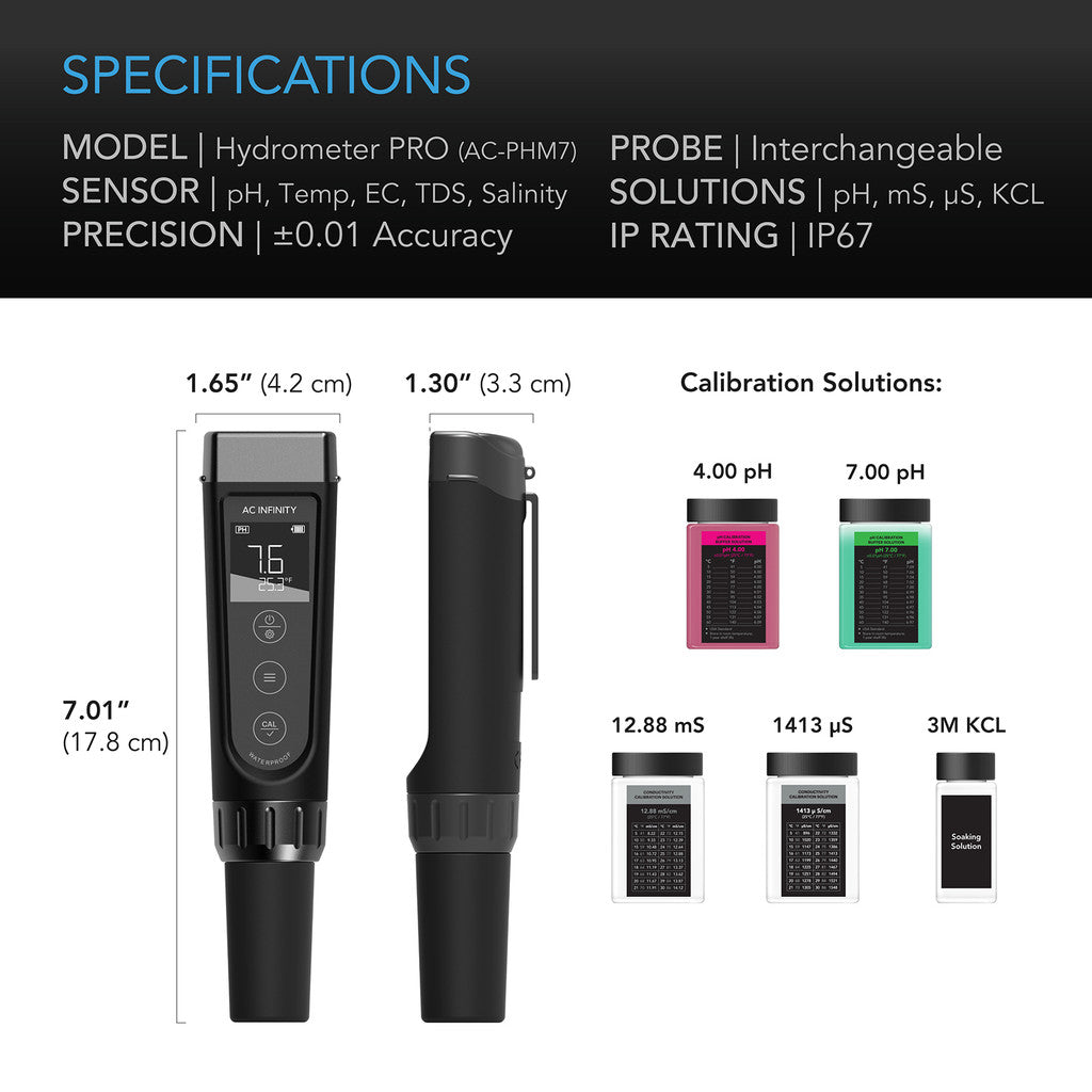 AC Infinity Hydroponic Meter Pro Kit - All In One