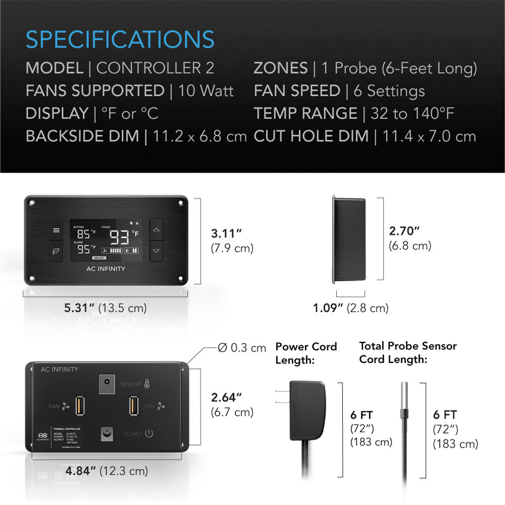 AC Infinity Airplate T8