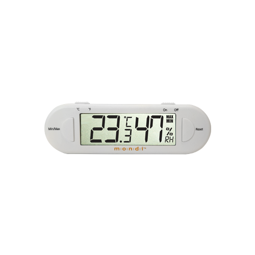 Mondi Mini Greenhouse Thermo-Hygrometer - White