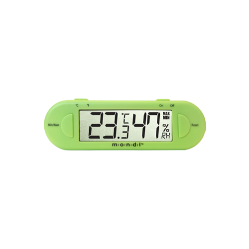 Mondi Mini Greenhouse Thermo-Hygrometer - Green