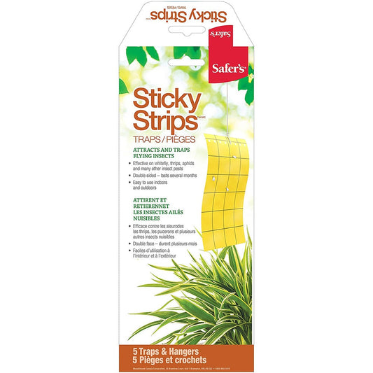 Safer's Sticky Strips - 5 Traps